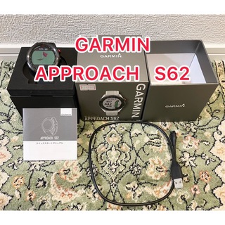 ガーミン(GARMIN)の新品防塵キャップ付 美品 GARMIN アプローチ S62 ブラック(その他)