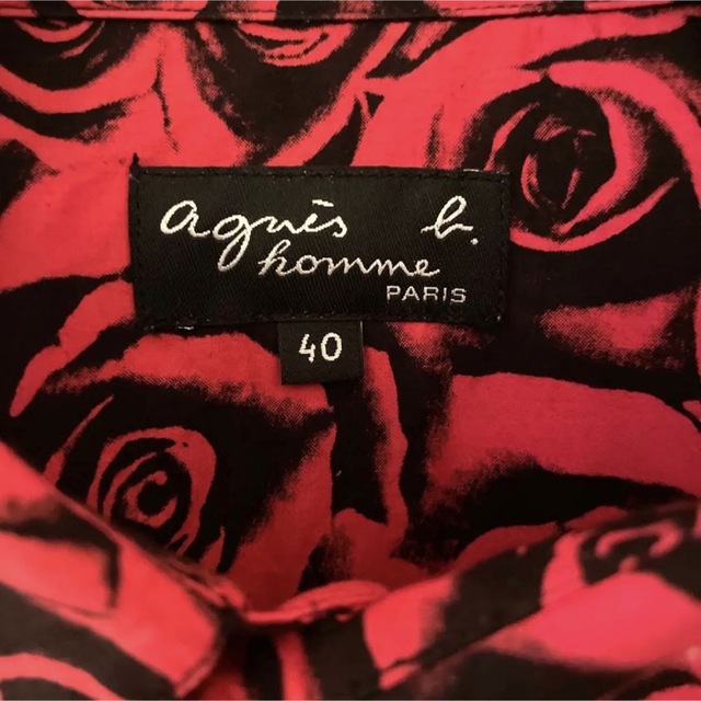 agnes b.(アニエスベー)のagnes b. HOMME アニエスベーオム　長袖総柄シャツ　ローズプリント  メンズのトップス(シャツ)の商品写真