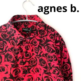 アニエスベー(agnes b.)のagnes b. HOMME アニエスベーオム　長袖総柄シャツ　ローズプリント (シャツ)