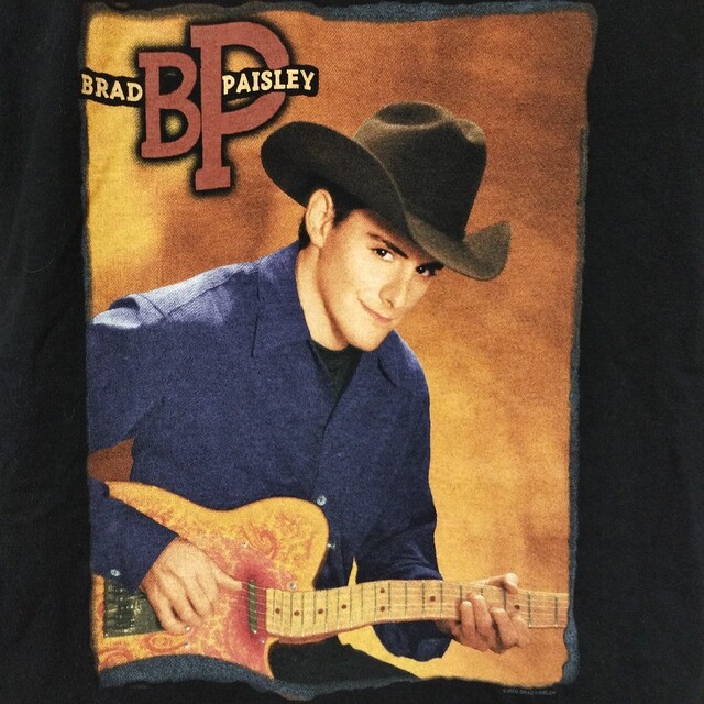 AAA(トリプルエー)のBRAD PAISLEY ブラッドペイヅリー カントリー グラフィックTシャツ メンズのトップス(Tシャツ/カットソー(半袖/袖なし))の商品写真