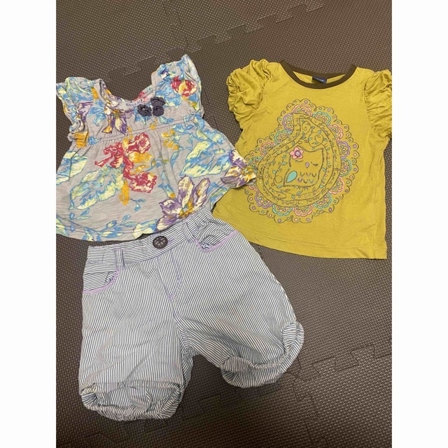 ANNA SUI mini(アナスイミニ)のアナスイミニ　80 セット③ トップス　パンツ　Tシャツ キッズ/ベビー/マタニティのベビー服(~85cm)(シャツ/カットソー)の商品写真