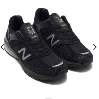 ニューバランス(New Balance)の☆新品未使用☆ New Balance M990BK5 靴　黒　メンズスニーカー(スニーカー)