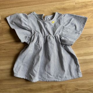 ベベ(BeBe)の☆美品☆スラップスリップ　半袖ブラウス　キッズ　子ども服　女の子(Tシャツ/カットソー)