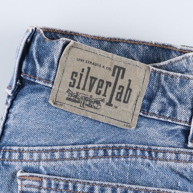 90年代 リーバイス Levi's SILVER TAB シルバータブ LOOSE デニムショーツ ショートパンツ USA製 レディースM(w26) ヴィンテージ /eaa328219 2