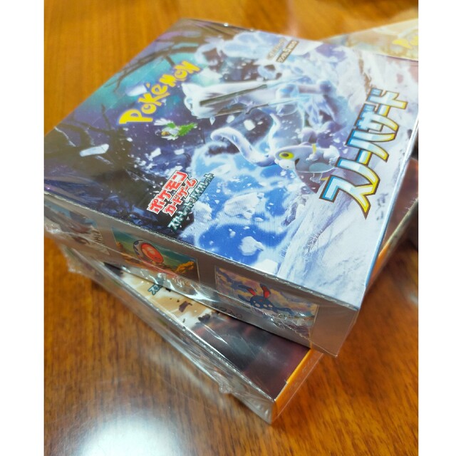 ポケモン - ポケモンカードBOX クレイバースト、スノーハザード計4BOX