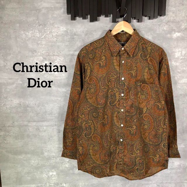 『Christian Dior』クリスチャンディオール (L) ペイズリーシャツ | フリマアプリ ラクマ