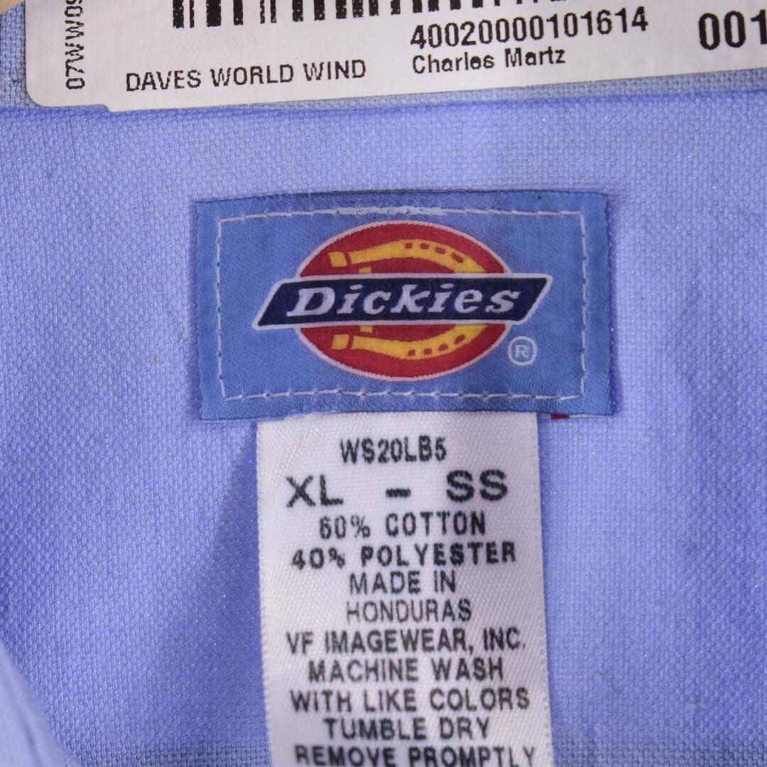 Dickies(ディッキーズ)の古着 ディッキーズ Dickies 半袖 ワークシャツ メンズXL /eaa328916 メンズのトップス(シャツ)の商品写真