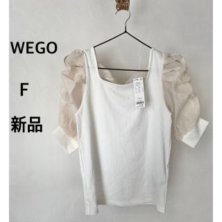 ウィゴー(WEGO)の【新品】WEGO ウィゴー　トップス　カットソー　バックリボン(カットソー(半袖/袖なし))