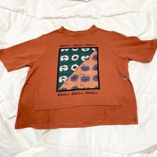 ブリーズ(BREEZE)のオールオルン　BIGプリントTシャツ　Tシャツ　花柄　プリント　七分袖(Tシャツ/カットソー)