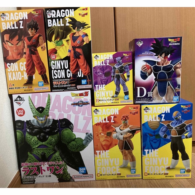 ドラゴンボール　一番くじ　ギニュー特戦隊　リクーム　ジース　グルド　新品