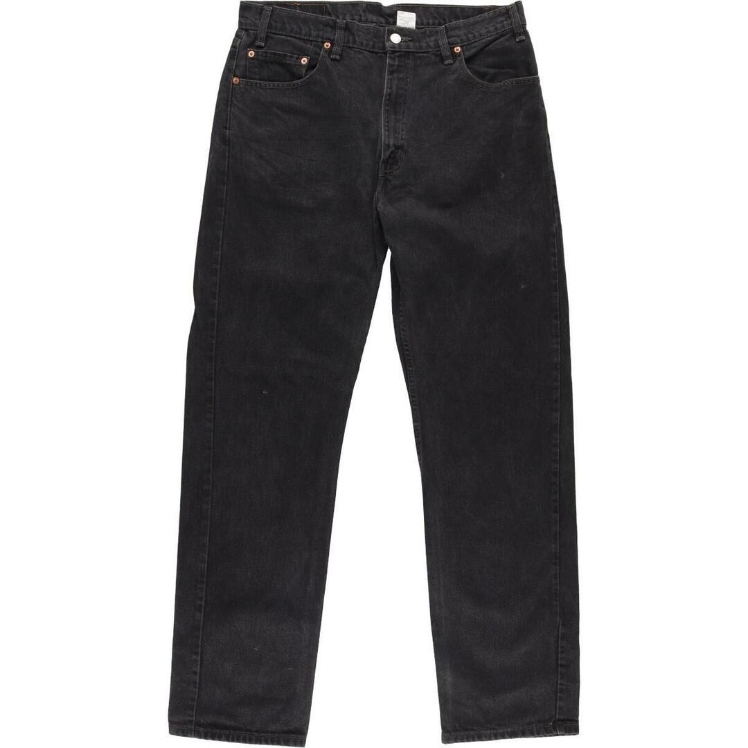 90年代 リーバイス Levi's 505 REGULAR FIT STRAIGHT LEG ブラックジーンズ テーパードデニムパンツ カナダ製 メンズw37 ヴィンテージ /eaa329022