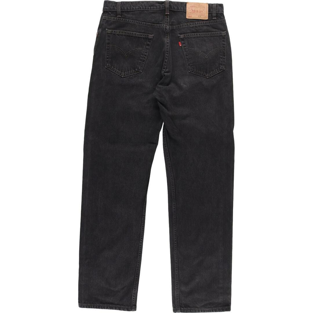 90年代 リーバイス Levi's 505 REGULAR FIT STRAIGHT LEG ブラックジーンズ テーパードデニムパンツ カナダ製 メンズw37 ヴィンテージ /eaa329022