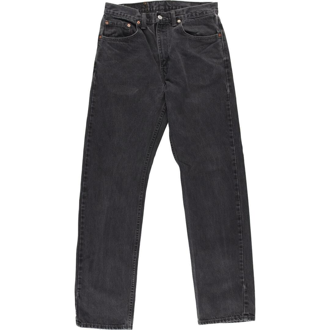 90年代 リーバイス Levi's 505 REGULAR FIT STRAIGHT LEG ブラックジーンズ テーパードデニムパンツ カナダ製 メンズw32 ヴィンテージ /eaa329025