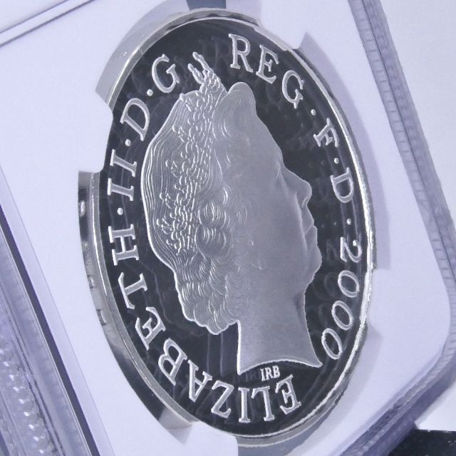 準最高鑑定 2000年 イギリス ミレニアム 銀貨 NGC PF69 UC 【税込】
