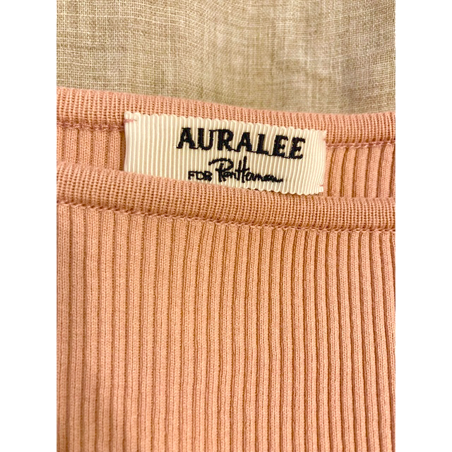 AURALEE(オーラリー)のオーラリー auralee ロンハーマン別注　 ギザボートネック　ニット　0 レディースのトップス(ニット/セーター)の商品写真