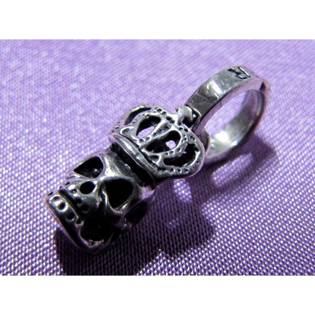 ROYALORDER(ロイヤルオーダー)のROYAL ORDER SKULL w/CROWN ( SP212 ) レディースのアクセサリー(チャーム)の商品写真