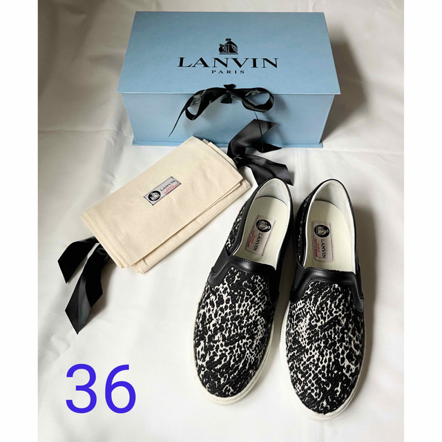 LANVIN(ランバン)のLANVIN ランバン スリッポン 36 FLORENT フローレント レディースの靴/シューズ(スリッポン/モカシン)の商品写真