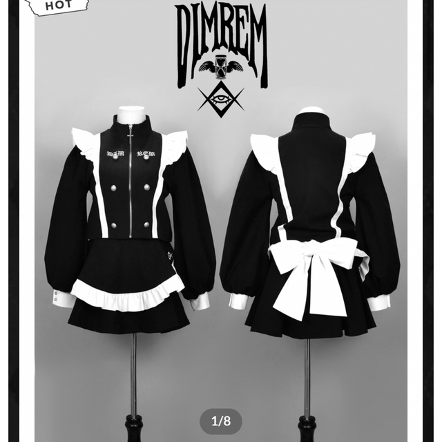 DimMoire×REFLEM 超メイドSET UP【Black】-