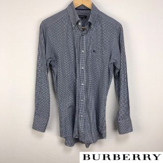 バーバリーブラックレーベル(BURBERRY BLACK LABEL)の美品 BURBERRY BLACK LABEL 長袖シャツ ギンガムチェック(シャツ)