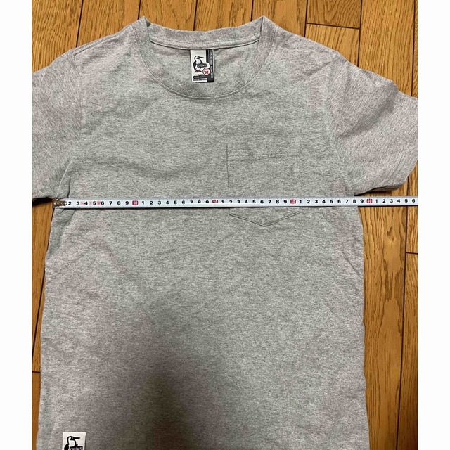 CHUMS(チャムス)のchums チャムス　グレークルーネックＴシャツ　レディースM レディースのトップス(Tシャツ(半袖/袖なし))の商品写真