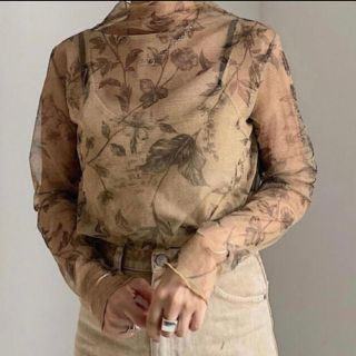 アメリヴィンテージ(Ameri VINTAGE)のAmeri vintage BENNETT SHEER TOP(シャツ/ブラウス(長袖/七分))