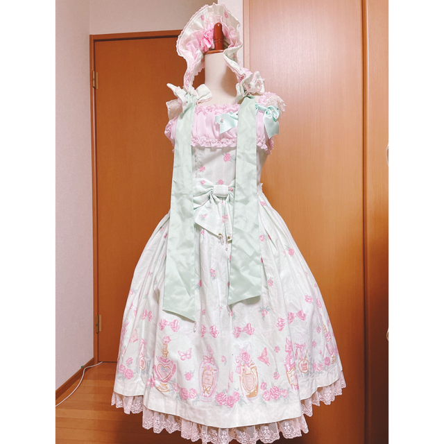 アンジェリックプリティ　angelic pretty ジャンパースカート　ミント