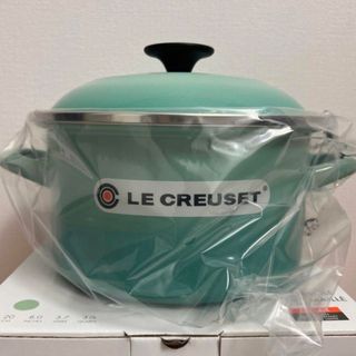 ルクルーゼ(LE CREUSET)の新品　ルクルーゼ　EOSキャセロール　限定 クールミント廃盤　20cm(鍋/フライパン)