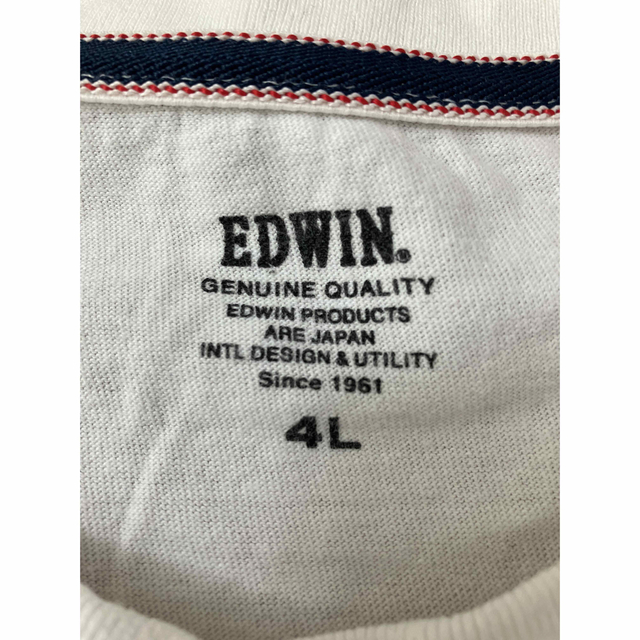 EDWIN(エドウィン)のEDWINTシャツ4L メンズのトップス(Tシャツ/カットソー(半袖/袖なし))の商品写真