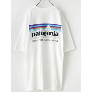 パタゴニア(patagonia)のpatagonia メンズ P-6ミッション オーガニック Tシャツ Mサイズ(Tシャツ/カットソー(半袖/袖なし))