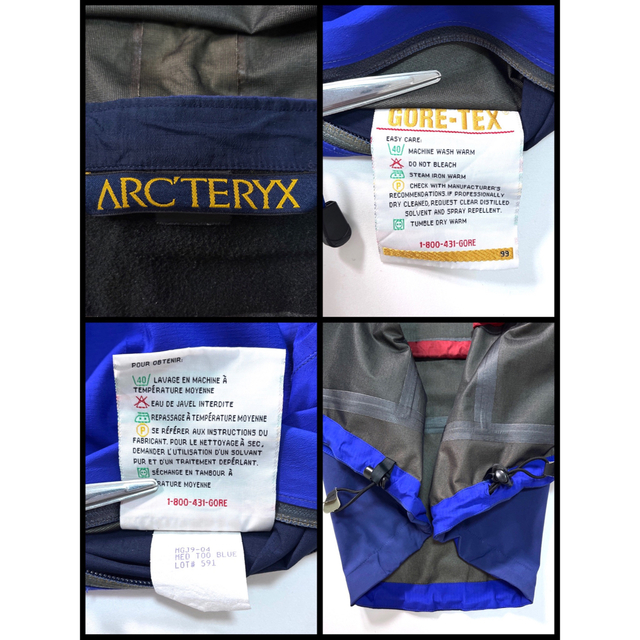 ARC'TERYX(アークテリクス)の1999年 ARC’TERYX THETA AR GORE-TEX JACKET メンズのジャケット/アウター(マウンテンパーカー)の商品写真