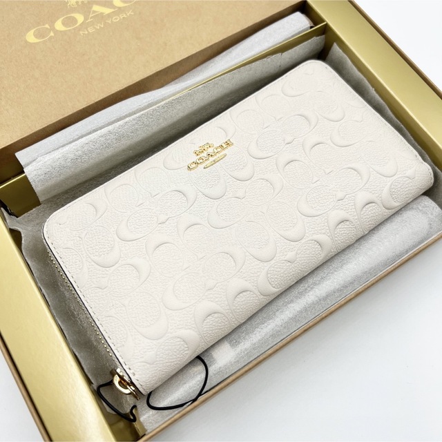 新品 コーチ 長財布 ストラップ付き - 通販 - guianegro.com.br