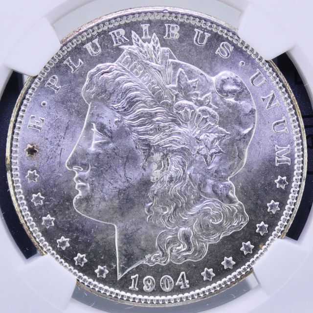 モルガンヘッド 1904年 モルガンダラー 1ドル銀貨 NGC MS631904年額面