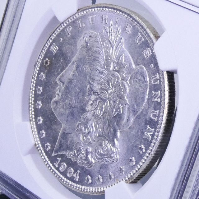 モルガンヘッド 1904年 モルガンダラー 1ドル銀貨 NGC MS631904年額面