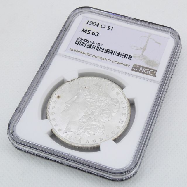 モルガンヘッド 1904年 モルガンダラー 1ドル銀貨 NGC MS631904年額面