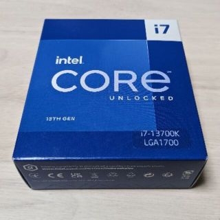 新品未開封】Intel Core i7 13700Kの通販 by さくらこ|ラクマ