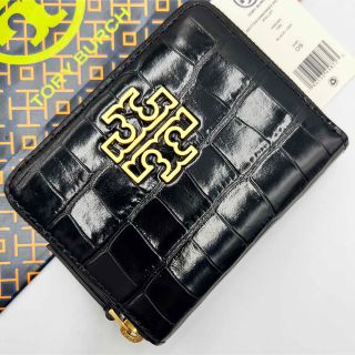 訳あり新品未使用❣️TORY BURCH トリーバーチ折財布ブルー青ミニ財布