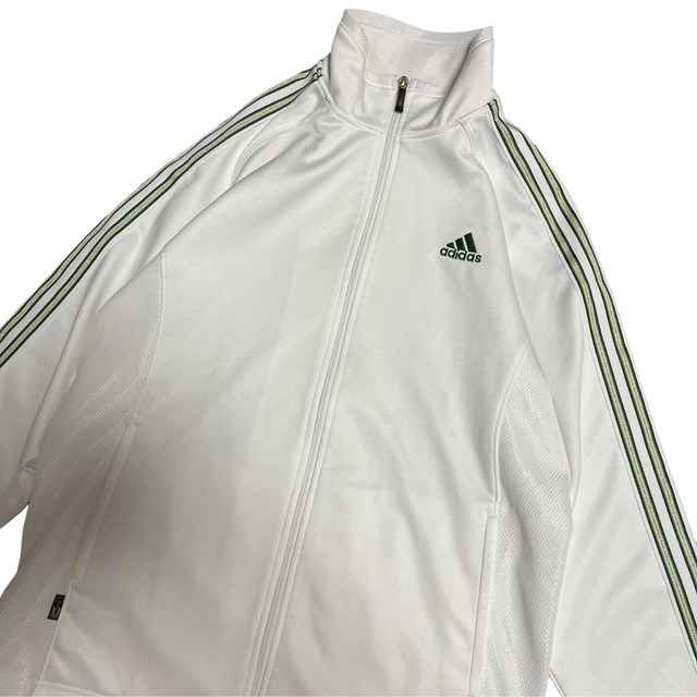 ADIDAS トラックジャケット　ジャージ　シルバー　テック系　y2k