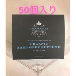 ディーンアンドデルーカ(DEAN & DELUCA)のHarney & Sons オーガニックアールグレイ スプリーム 50個入(茶)