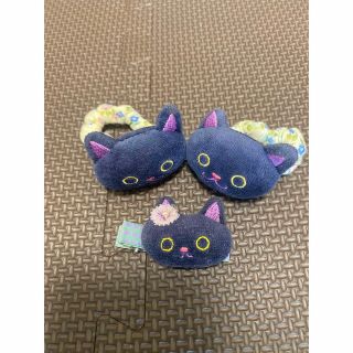 アナスイミニ(ANNA SUI mini)のアナスイミニ　ヘアアクセサリー ① ネコ　ヘアゴム　ヘアクリップ(その他)