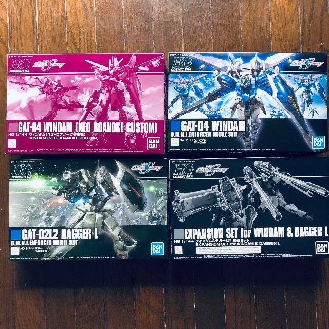 BANDAI - 1/144 HG  ウィンダム＋ダガーL等４点　シード　ガンプラ