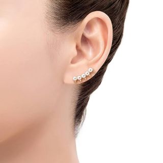 タサキ(TASAKI)の TASAKI デインジャー　プラス　ピアス　YG(ピアス)