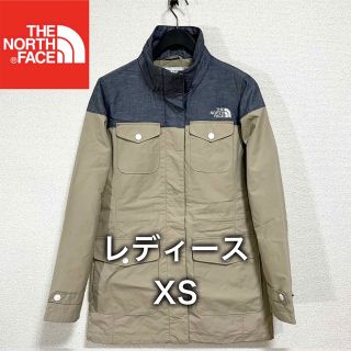 ザノースフェイス(THE NORTH FACE)の美品人気 ノースフェイス マウンテンコート レディースXS ロゴ刺繍(ロングコート)