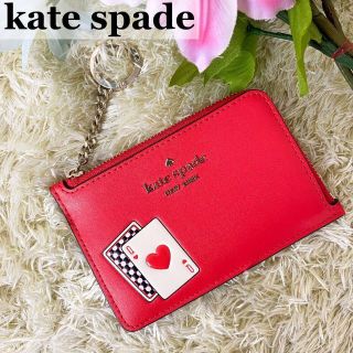 ケイトスペードニューヨーク(kate spade new york)の♦︎極美品♦︎  kate spade new york パスケース　トランプ柄(パスケース/IDカードホルダー)