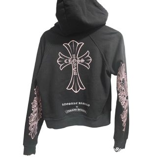 クロムハーツ 氷室京介 コラボ パーカー M 黒×赤 限定品 正規品