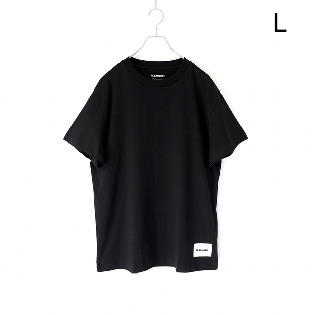 Jil Sander - 新品正規品 jil sander + メンズ 3パック Tシャツ ブラック Lの通販 by store ｜ジル