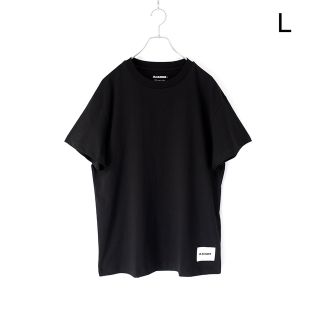 ジルサンダー(Jil Sander)の新品正規品 jil sander + メンズ 3パック Tシャツ ブラック L(Tシャツ/カットソー(半袖/袖なし))