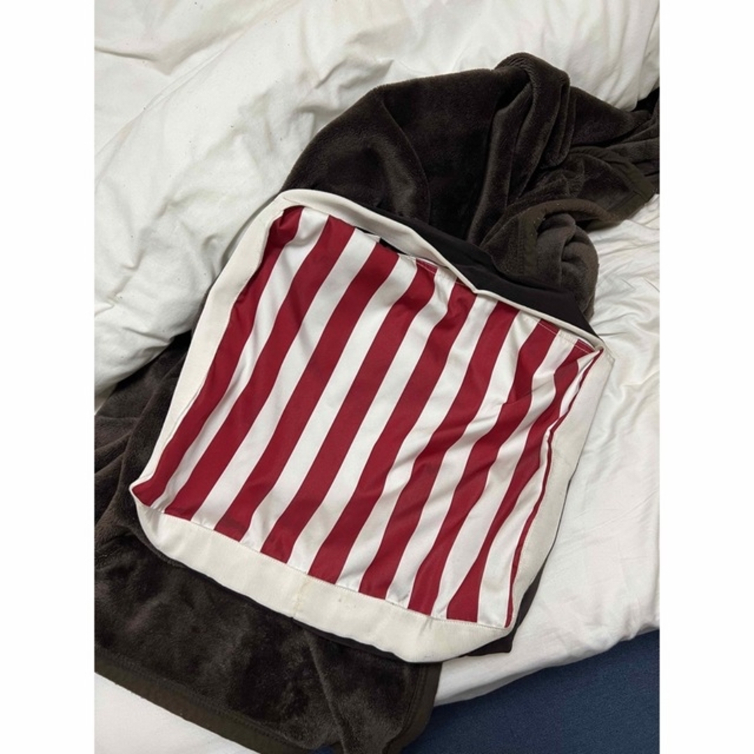 acne studios grande plage striped tote