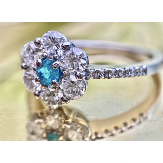 2点ご同封✨パライバリング、ピンクダイヤモンドリング レディースのアクセサリー(リング(指輪))の商品写真