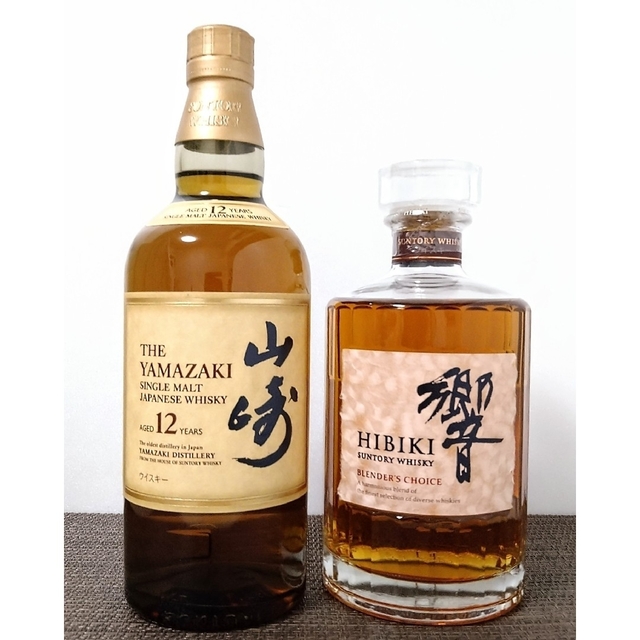 セット】山崎12年&響ブレンダーズチョイス/700ml/SUNTORY/箱なし