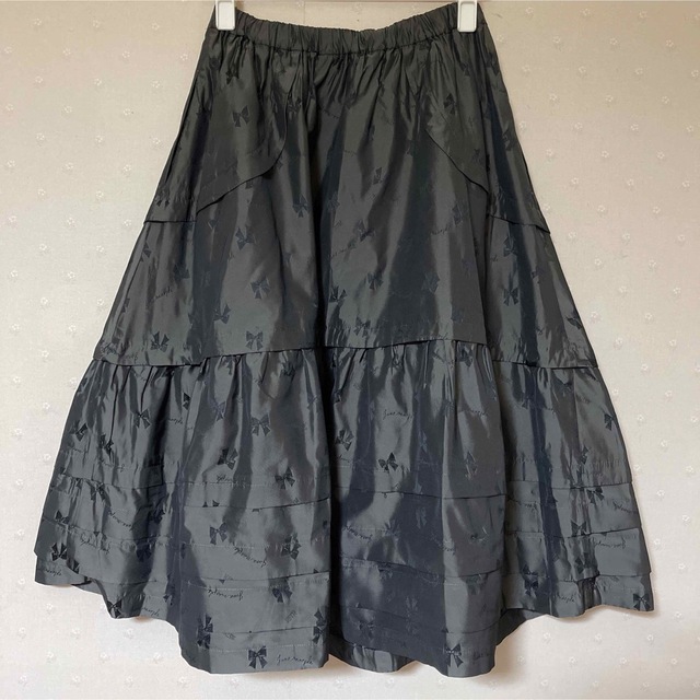 JaneMarple(ジェーンマープル)のJane Marple Memory ribbon Jacquard スカート レディースのスカート(ひざ丈スカート)の商品写真
